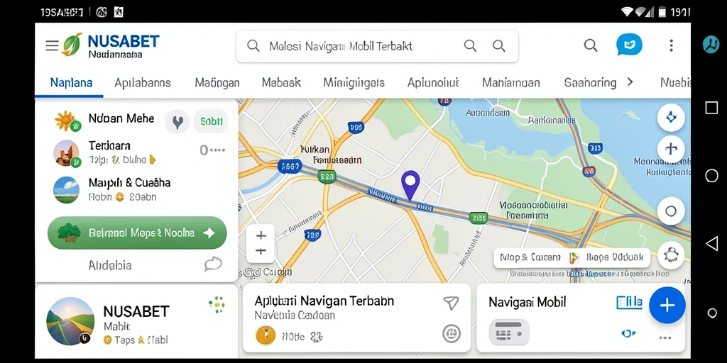 Antarmuka pengguna NUSABET yang intuitif dan fungsional.