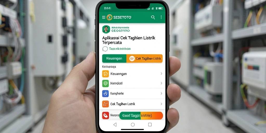 Tampilan antarmuka SESETOTO yang sederhana dan intuitif.