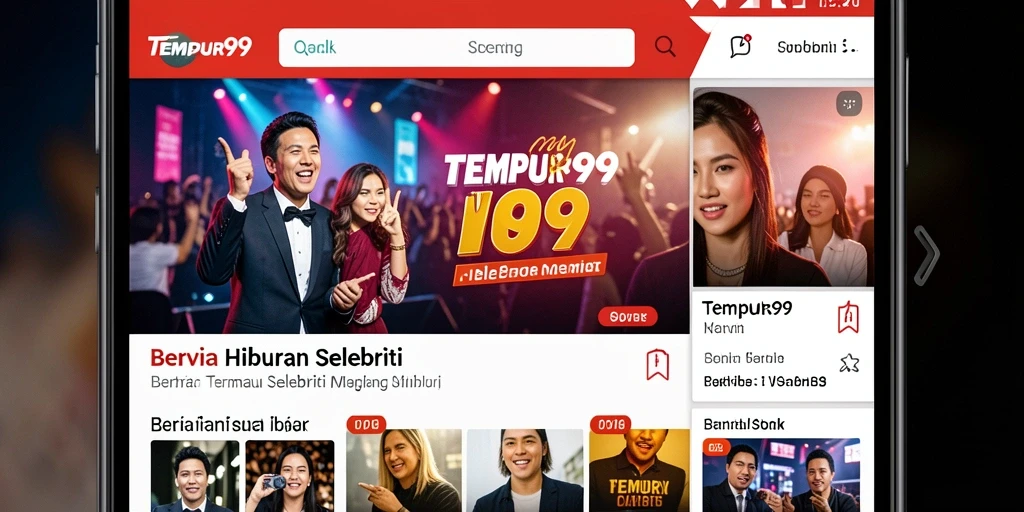 Antarmuka aplikasi TEMPUR99 yang menarik dan informatif.