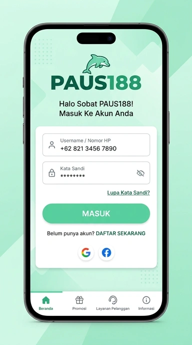 Panduan Masuk Akun Paus188 untuk Pengguna Android