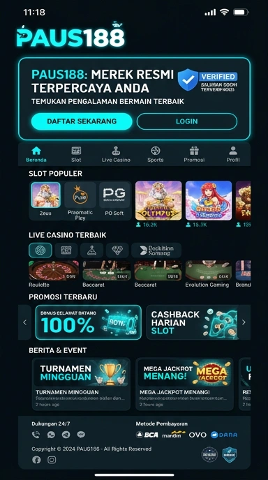Kanal Resmi Paus188 untuk Pengguna Android Indonesia