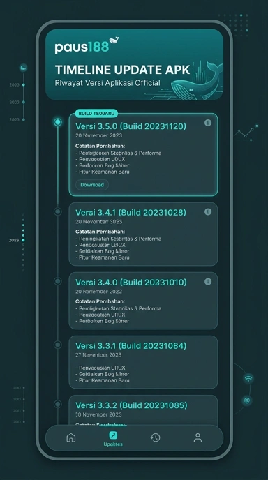 Riwayat Versi aplikasi paus188 untuk pengguna Android